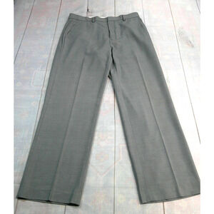 Calvin Klein Pants Mens Tag 33X32 Dress Pin Dot Gray Business Work Formal Slacks
